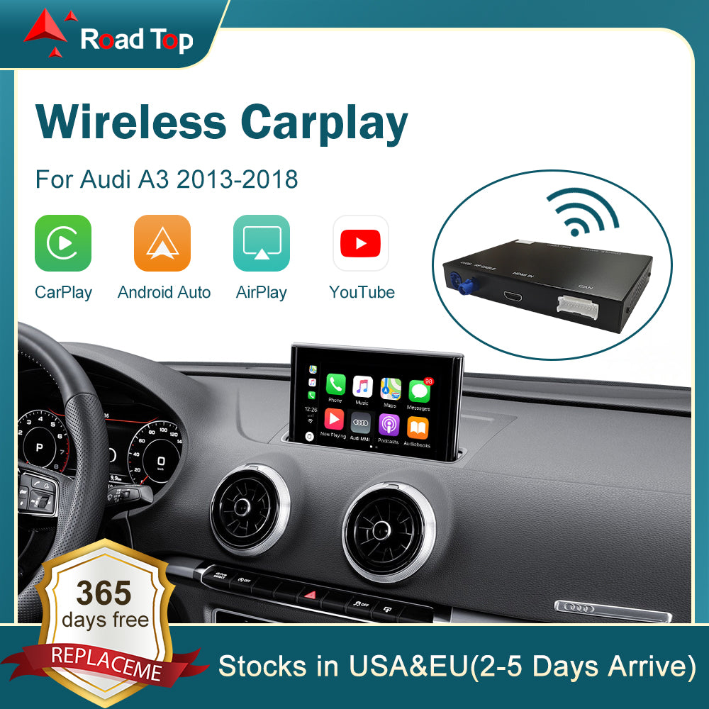 Navigation for Audi A3 with 9 inch screen, Carplay
