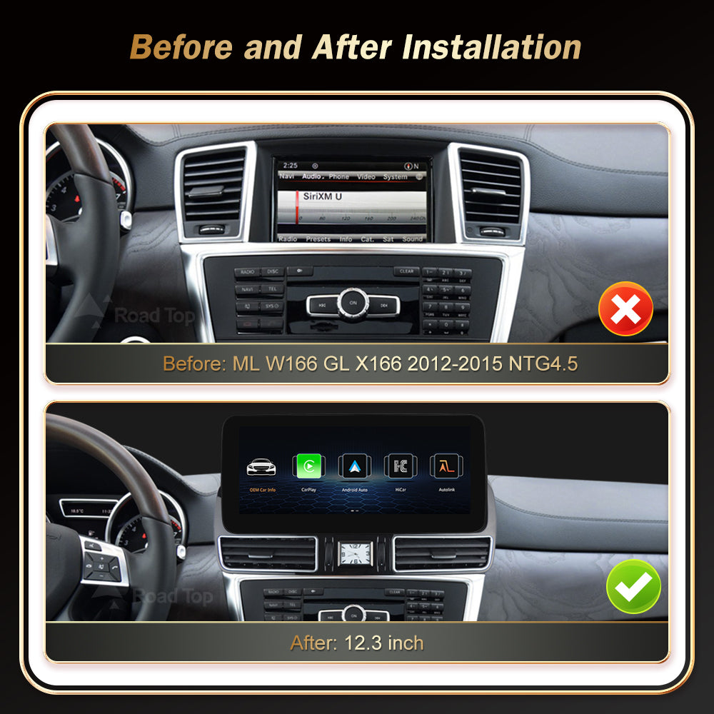 HD Screen For Mercedes-Benz ML GL(TAX FREE)