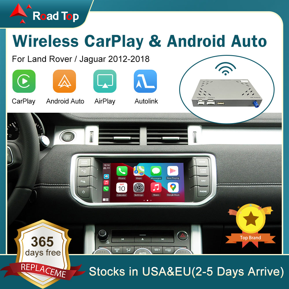Wireless Apple CarPlay & Android Auto Interface For Land Rover Jaguar (Discovery 4, Evoque, Freelander, XF, XJ, XE)