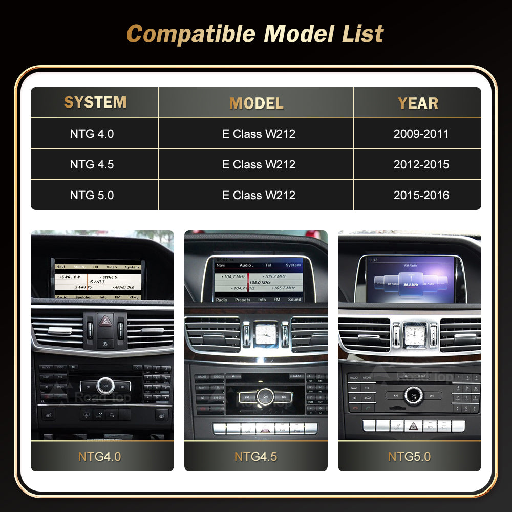 HD Screen For Mercedes-Benz E Class W212(TAX FREE)