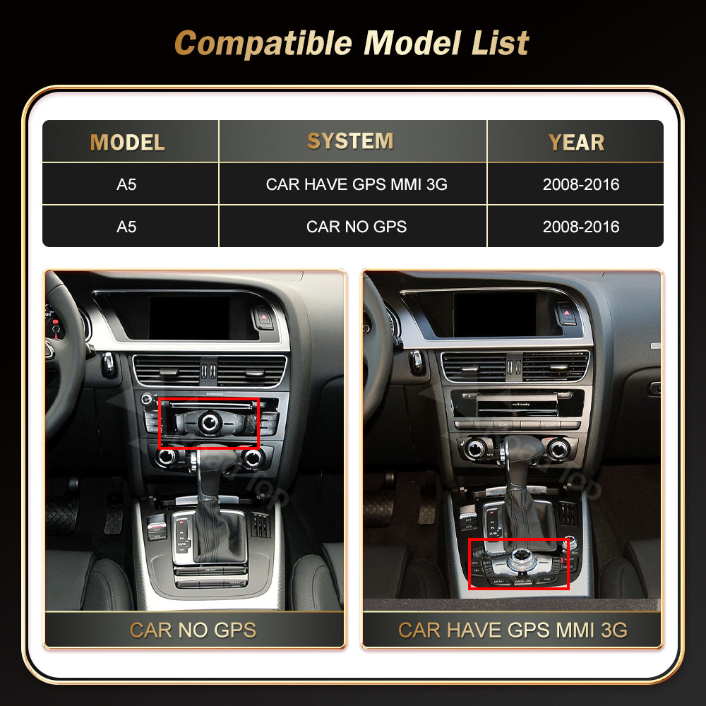 HD Screen For Audi A4 A5(TAX FREE)