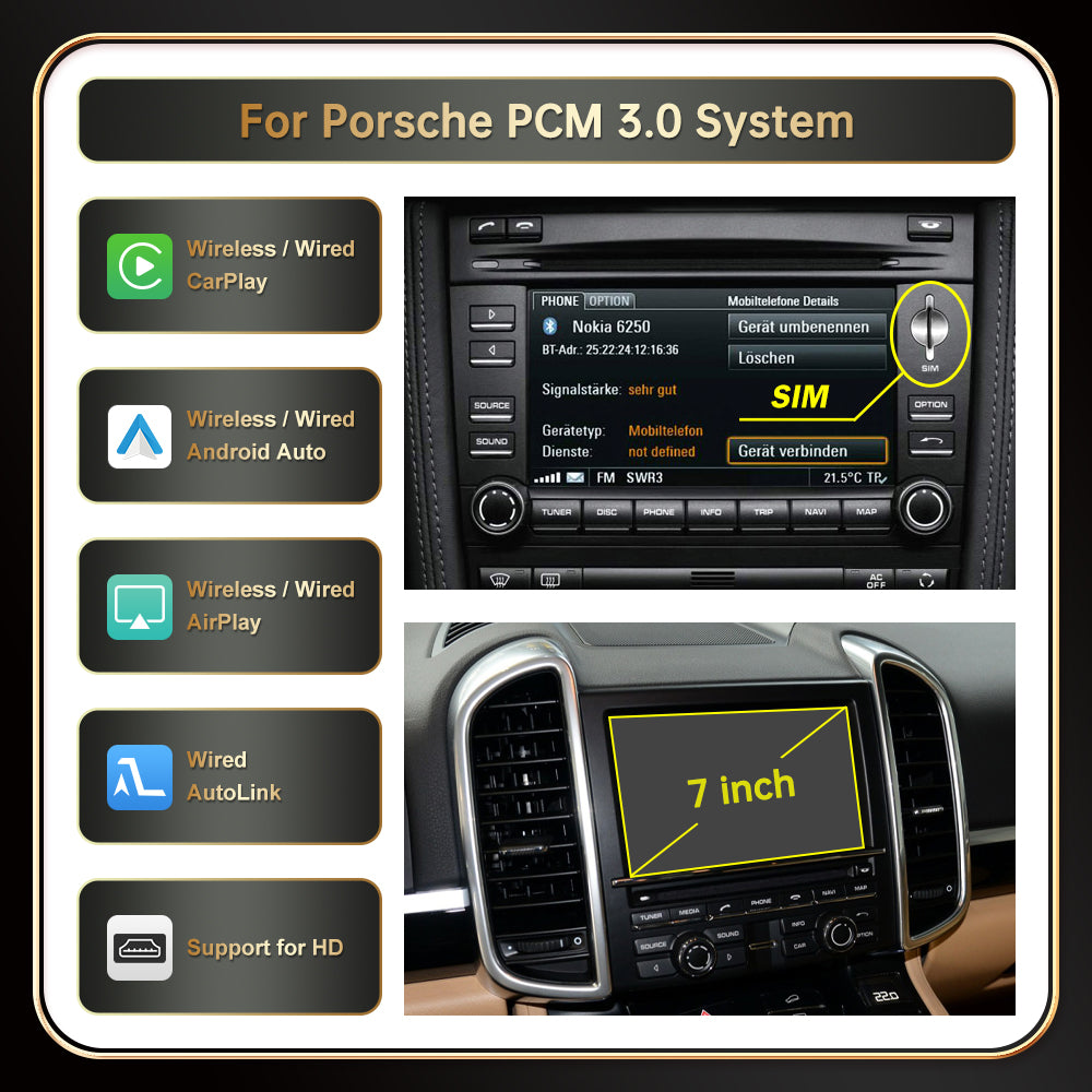 For Porsche PCM3.0&3.1 System(TAX FREE)