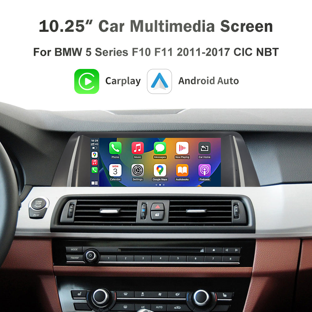 RoadTop Linux Touch Screen For BMW 5 Series F10 F11 CIC NBT 2011-2018