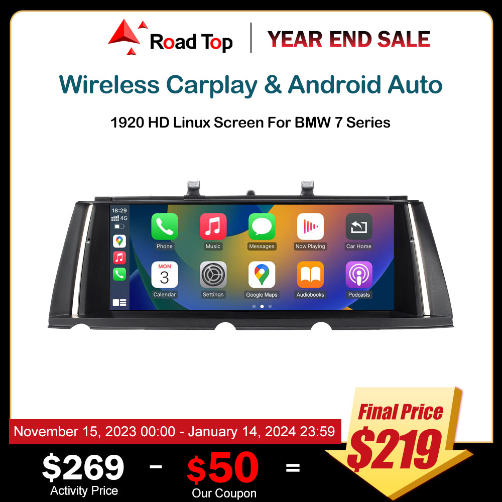 RaodTop 1920 HD Linux Touch Screen For BMW 7 Series