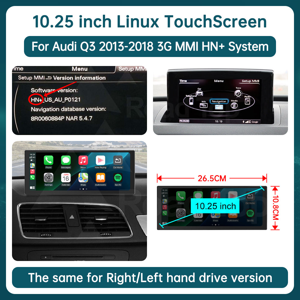 Ultra-thin TouchScreen For Audi A1 Q3