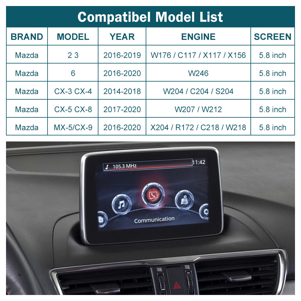 For Mazda 2 3 6 CX-3 4 5 8 9 MX-5
