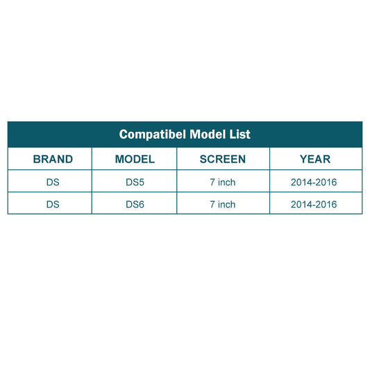 For DS5 DS6 7" Screen
