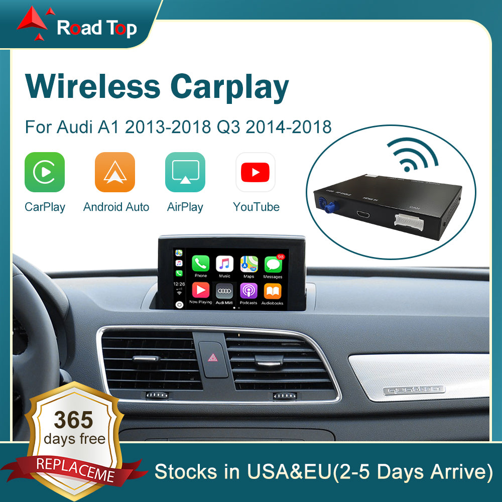 RoadTop Wireless Apple CarPlay Interface for Audi A1 Q3