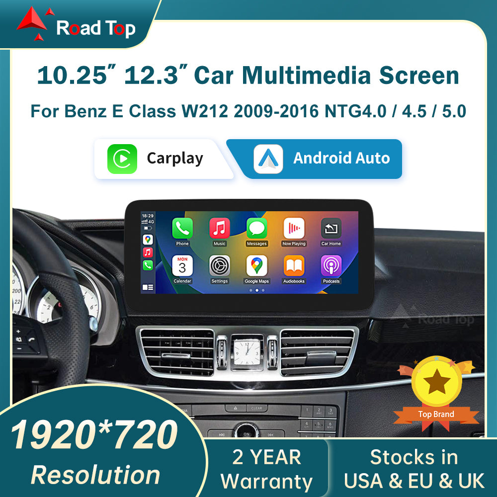 RoadTop HD Linux Touch Screen For Mercedes-Benz E Class W212