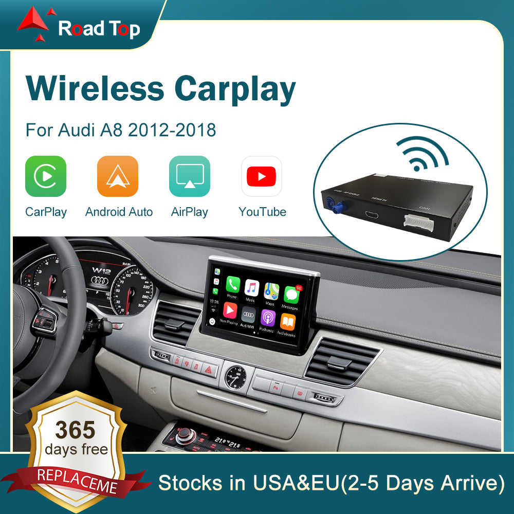 RoadTop Wireless Apple CarPlay Interface for Audi A8