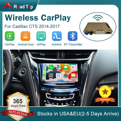 RoadTop Wireless CarPlay for Cadillac TS ATS XT5 SRX CTS