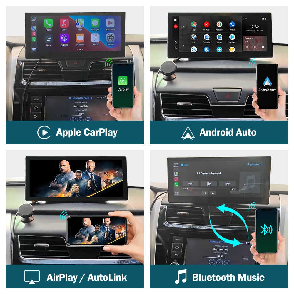 Auto Touch Screen Road Top portable car stereo units work with all makes of cars