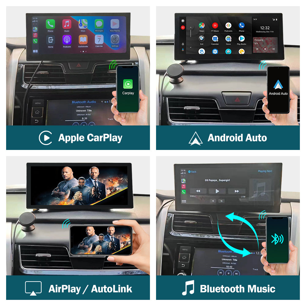 Road Top Wireless Carplay Portable 8.8 Car Touchscreen