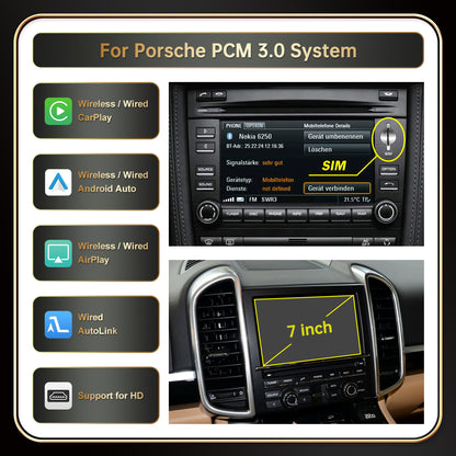 For Porsche PCM3.0&3.1 System