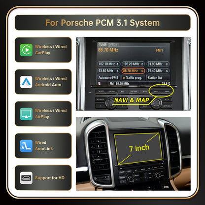 For Porsche PCM3.0&3.1 System