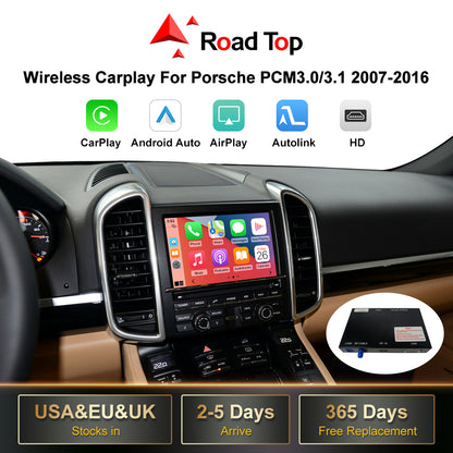 RoadTop Wireless Carplay for Porsche Panamera Macan Cayenne 911 Cayman Boxster