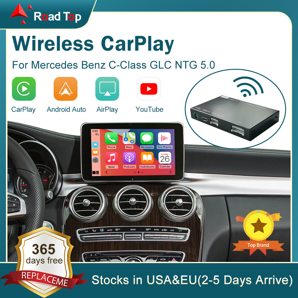 Road Top Wireless Carplay Android Auto units work with all makes of cars
