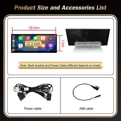 HD Screen For Audi A1 Q3