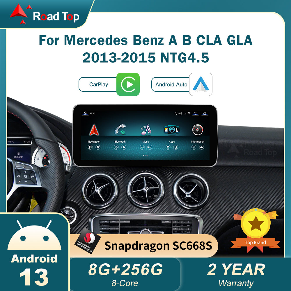 Cla Android Installation 12.3 inch Android 13 for Mercedes Benz A B CLA GLA W176 W117 X156 ...
