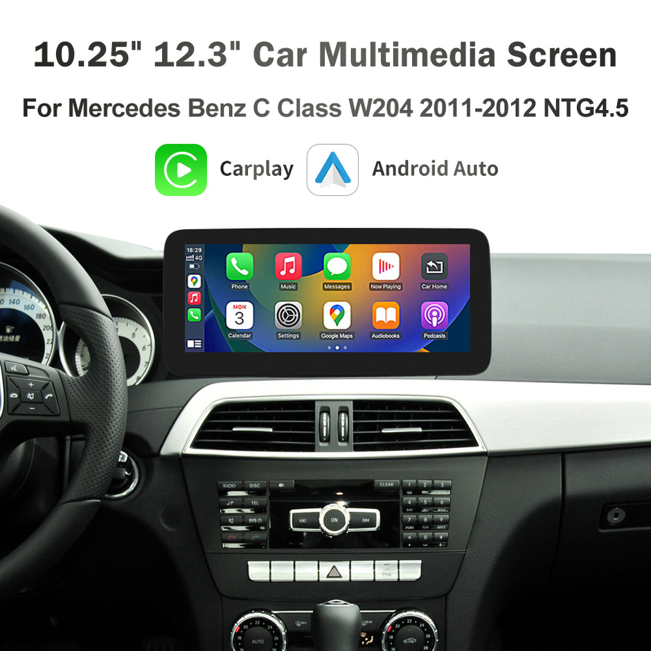 For Mercedes Benz 10.25/12.3 inch Linux HD Touch Screen – Road Top