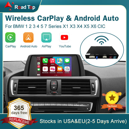 Wireless CarPlay for BMW CIC System 1 2 3 4 5 7 Series X1 X3 X4 X5 X6