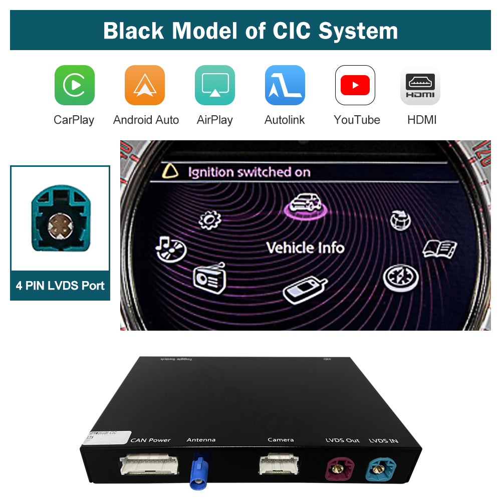 Mini R60 Android Car Play Wireless CarPlay for Mini R55 R56 R57 R58 R59 R60 R61 F54 F55 – Road Top