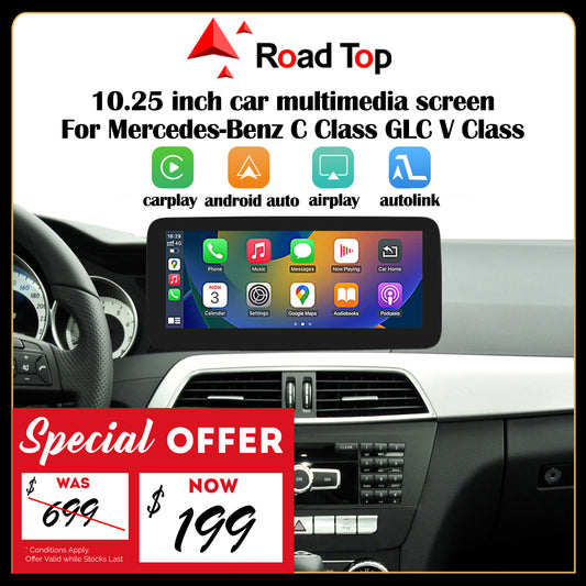 HD Screen For Mercedes-Benz C Class GLC V Class