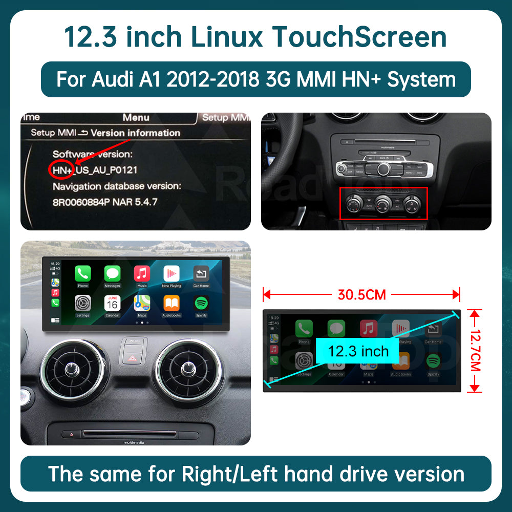 Ultra-thin TouchScreen For Audi A1 Q3