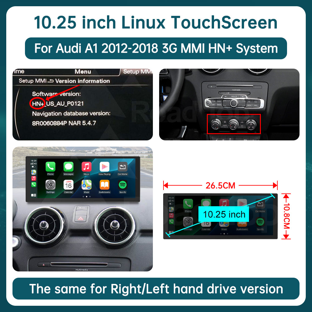 Ultra-thin TouchScreen For Audi A1 Q3