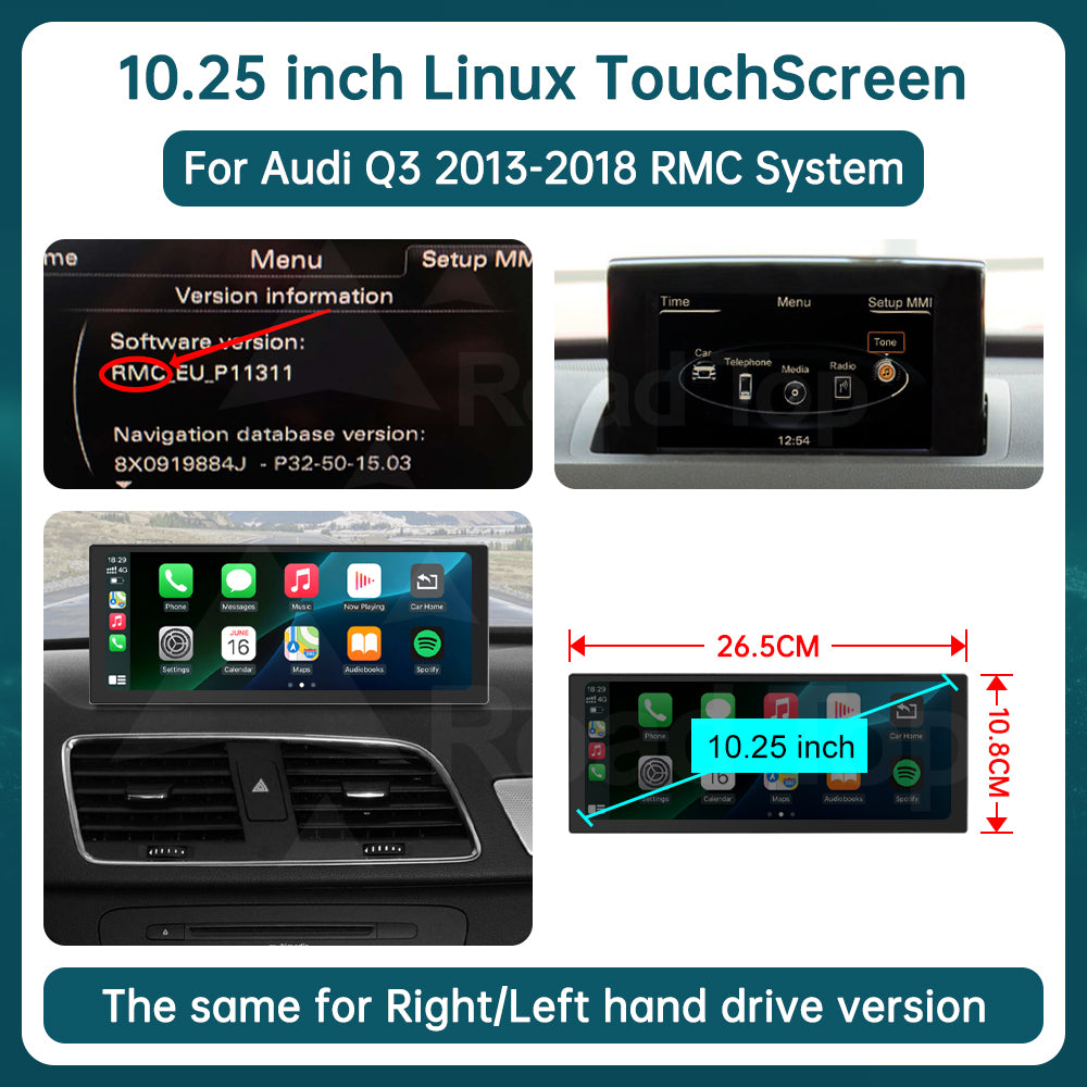 Ultra-thin TouchScreen For Audi A1 Q3