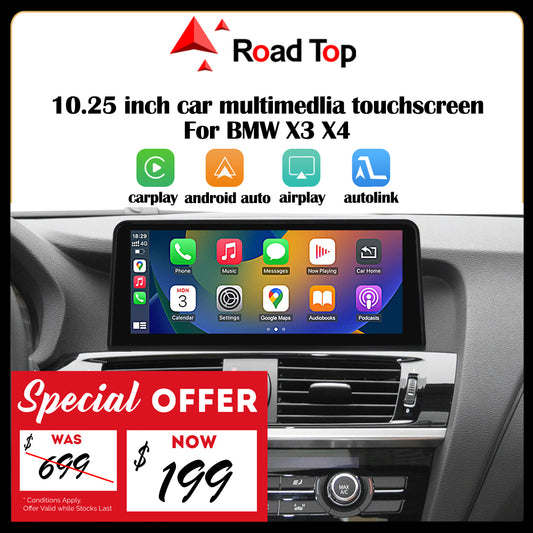 RoadTop Linux Touch Screen For BMW X3 F25 X4 F26