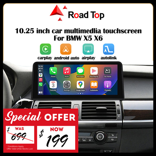 RoadTop Linux Touch Screen For BMW X5 F15 F85 X6 F16 F86