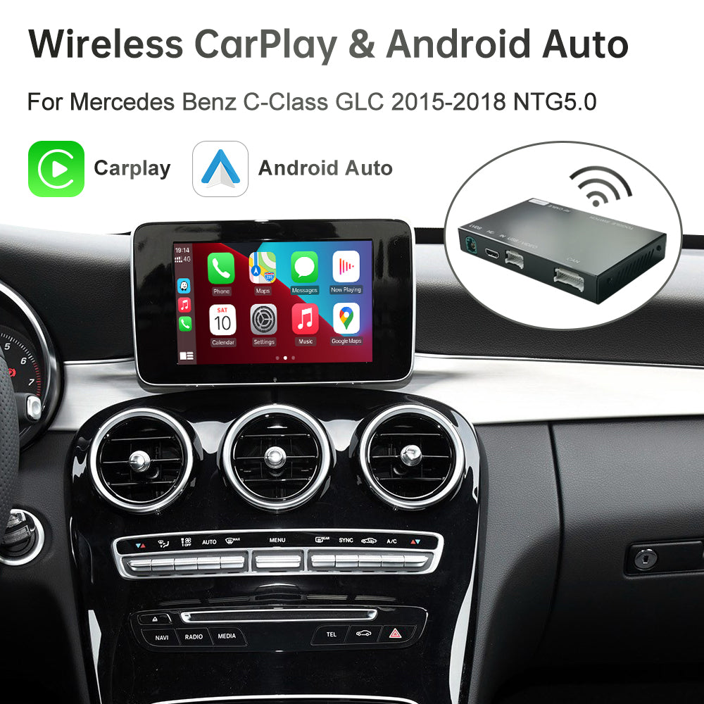 RoadTop Mercedes Benz C-CLASS GLC Wireless CarPlay & Android Auto ...