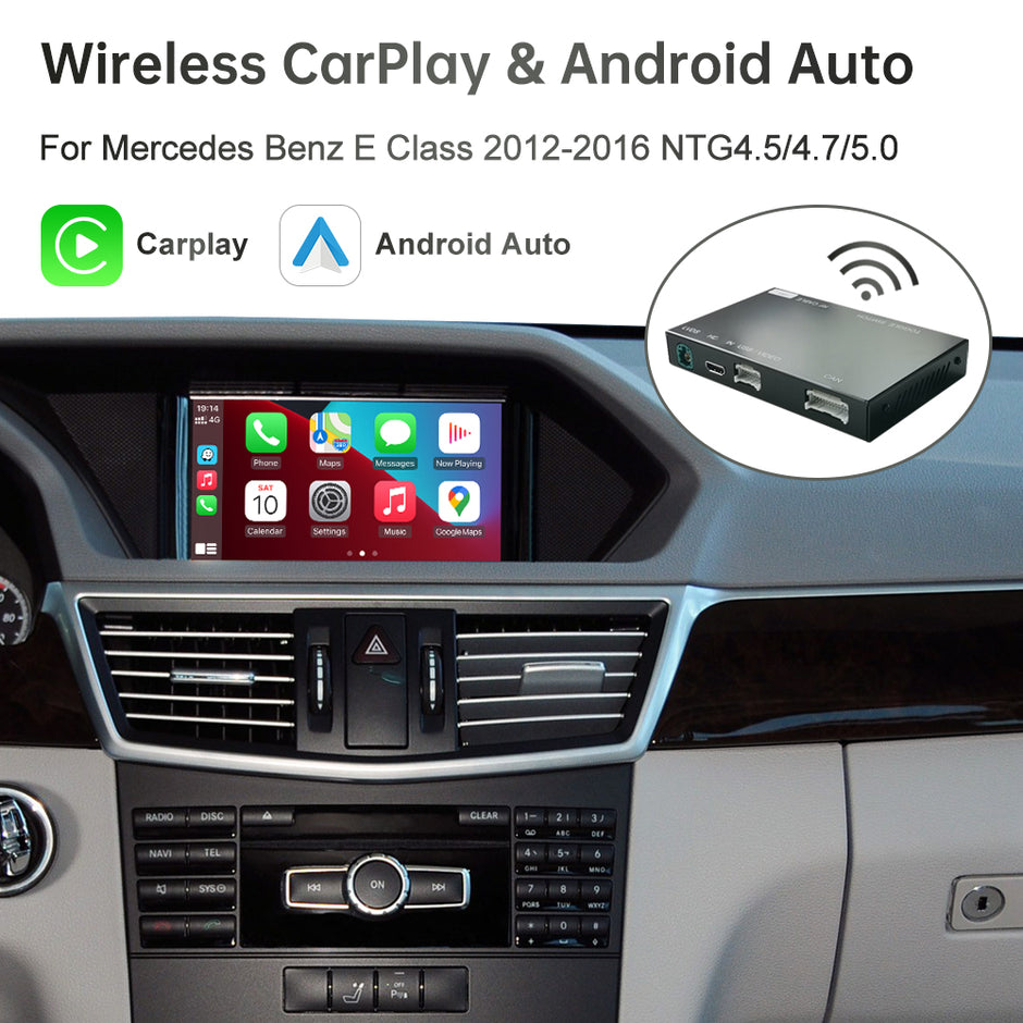 Road Top Wireless Carplay Android Auto Decoder unit For Mercedes Benz ...