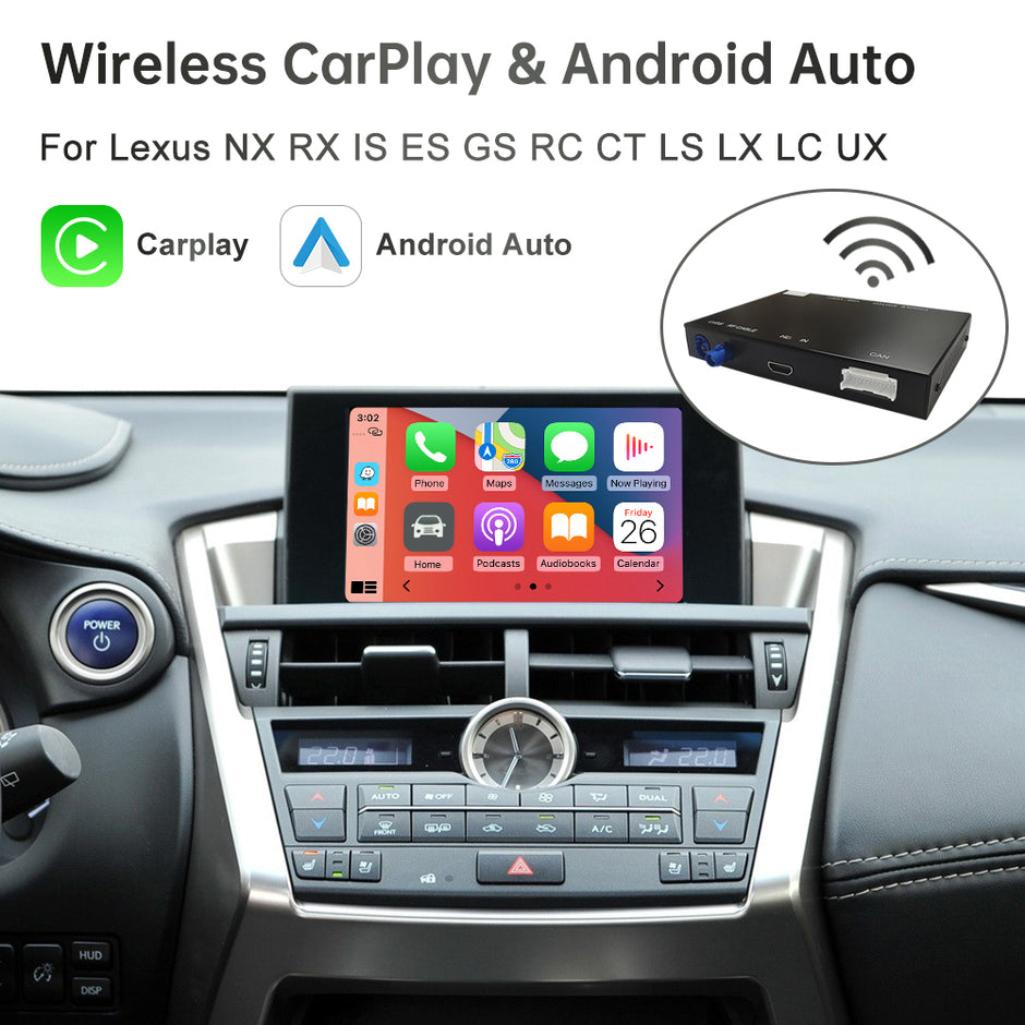 Road Top Wireless Carplay Android Auto units work with all makes of cars