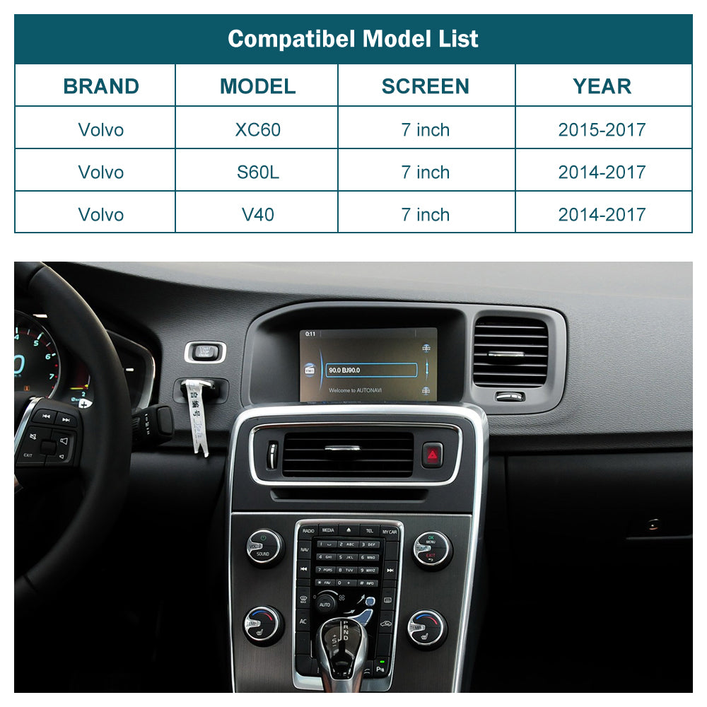 For Volvo S60L XC60 V40 7" LCD Screen