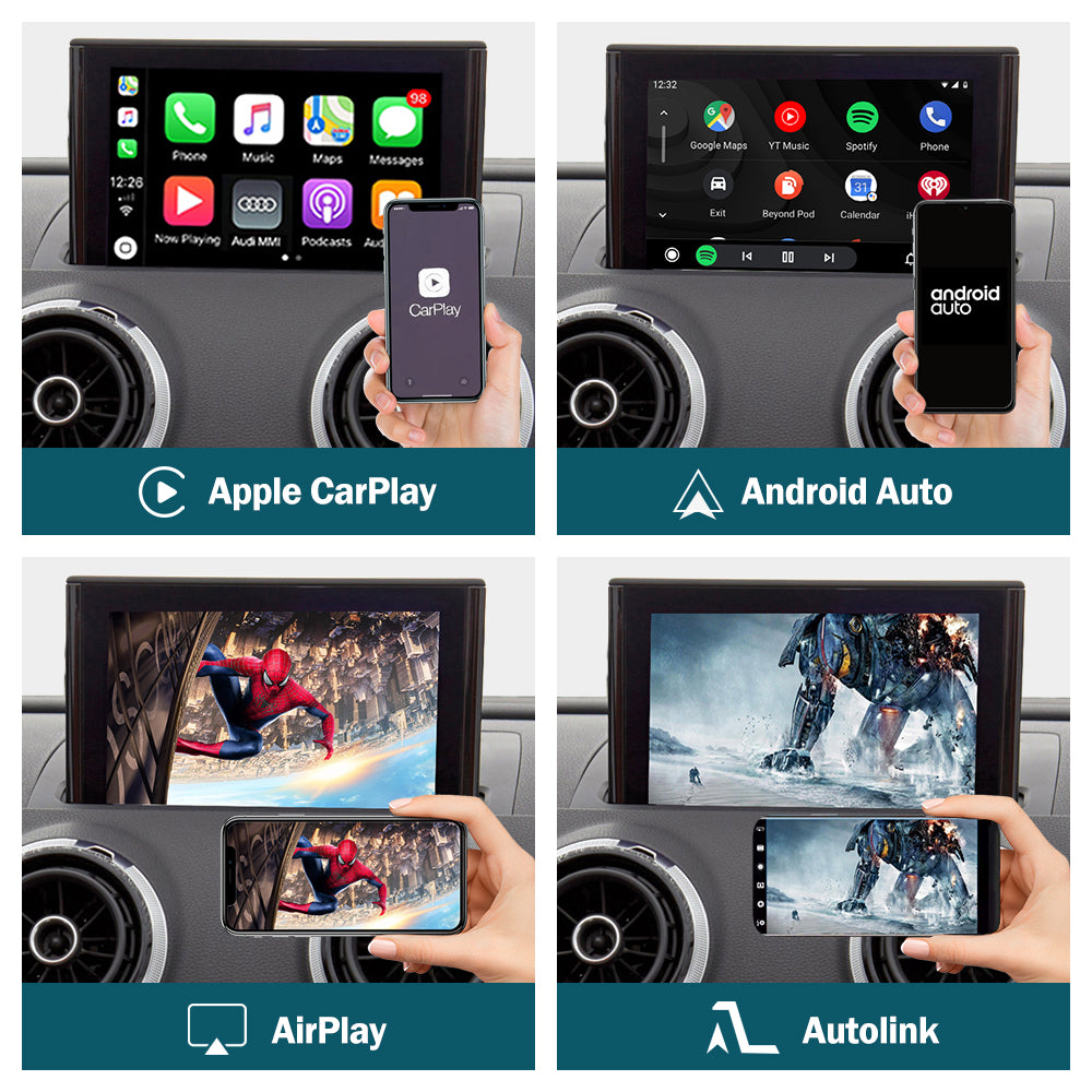 RoadTop Wireless Apple CarPlay Interface for Audi A3 Road Top