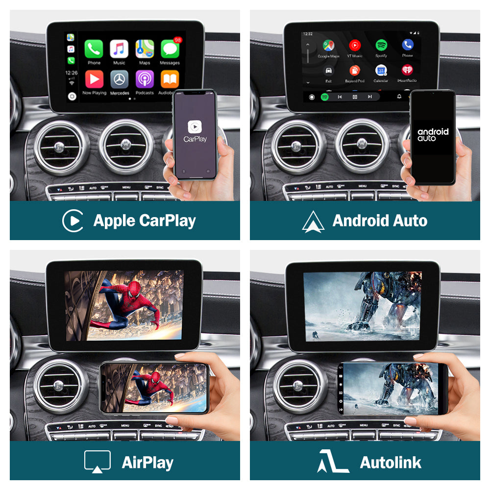 RoadTop Mercedes Benz C-CLASS GLC Wireless CarPlay & Android Auto