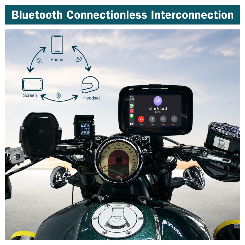 Motorcycle 5" IPS Touch Screen
