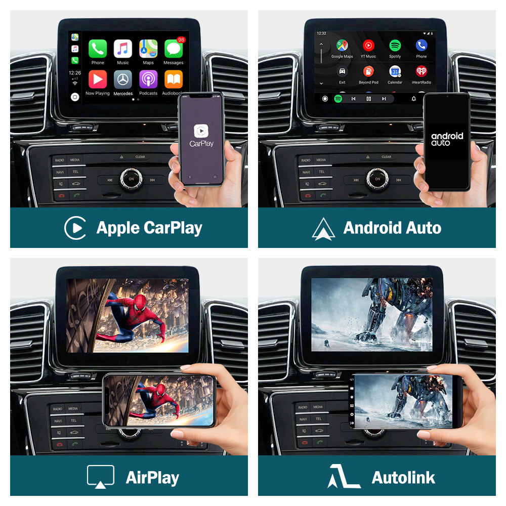 Lsailt pantalla Multimedia Android Carplay para coche de 8